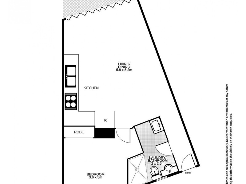 501/34 Oxley Street, St Leonards NSW 2065 Floorplan