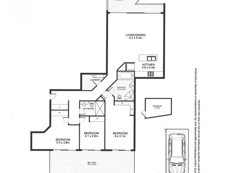 D905/24-26 Point Street, Pyrmont NSW 2009 Floorplan