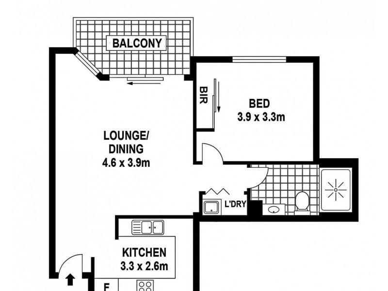 16/27 Harvey Street, Pyrmont NSW 2009 Floorplan