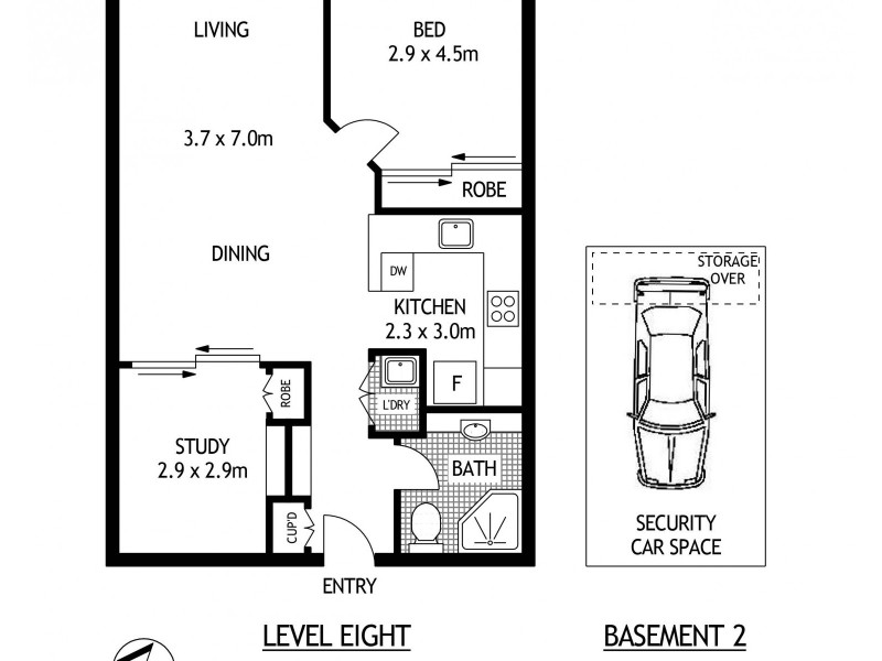 B803/24-26 Point Street, Pyrmont NSW 2009 Floorplan