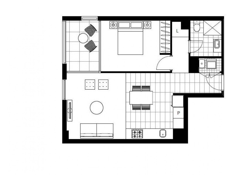 512/2 Scotsman Street, Forest Lodge NSW 2037 Floorplan