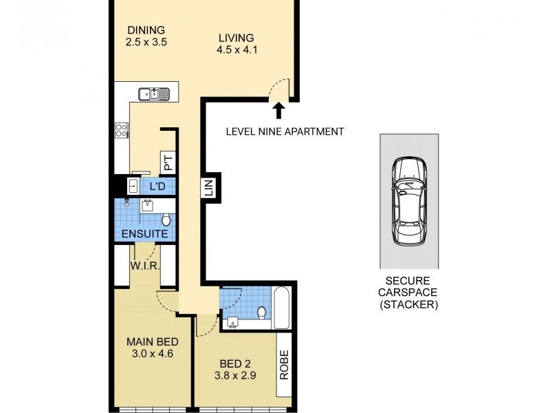 Level 9/901/29 Commonwealth Street, Sydney NSW 2000 Floorplan