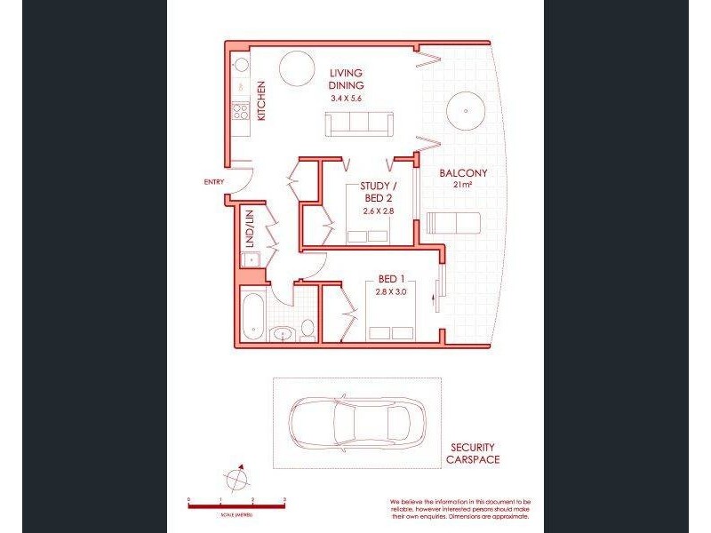 28/265 Crown Street, Surry Hills NSW 2010 Floorplan