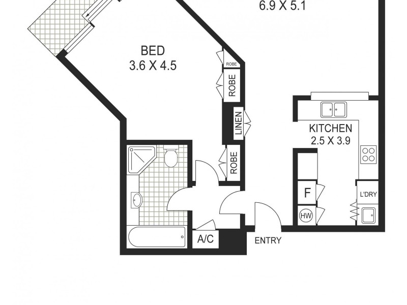 64/7 Macquarie Street, Sydney NSW 2000 Floorplan