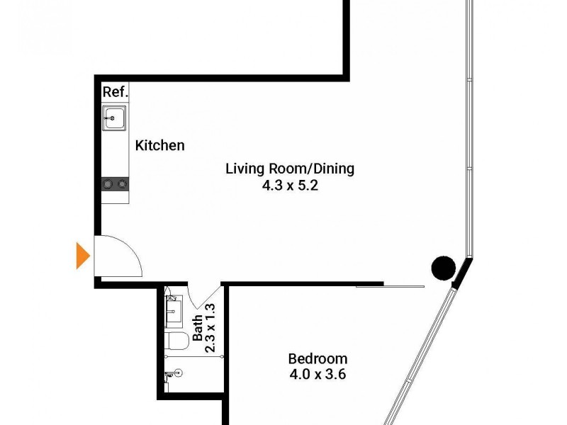 601/425 Bourke Street, Surry Hills NSW 2010 Floorplan
