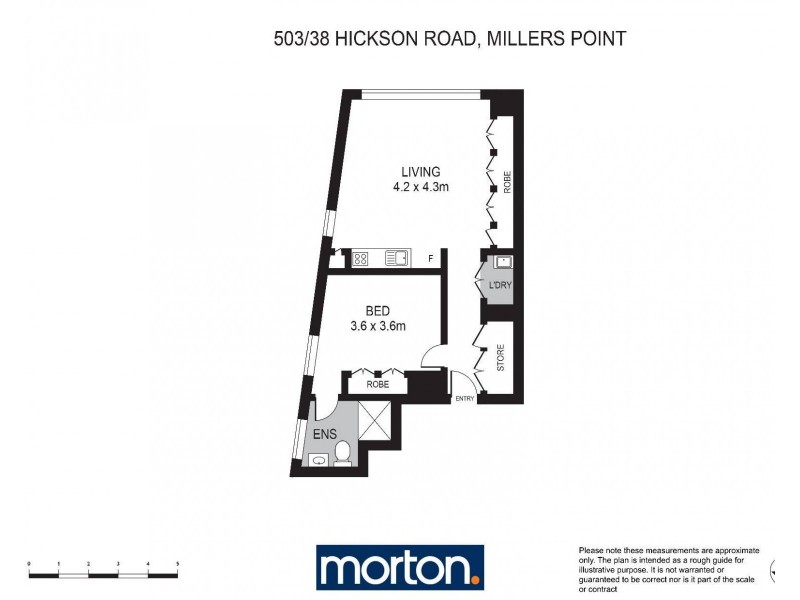 501/38 Hickson Road, Millers Point NSW 2000 Floorplan