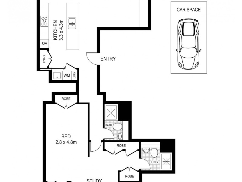 401/141-143 Elizabeth Street, Sydney NSW 2000 Floorplan