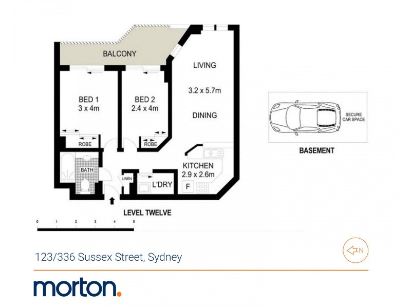 123/336 Sussex Street, Sydney NSW 2000 Floorplan