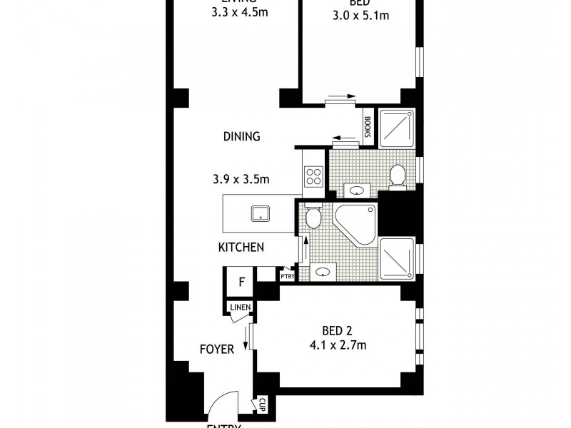 604/123-125 Macquarie Street, Sydney NSW 2000 Floorplan