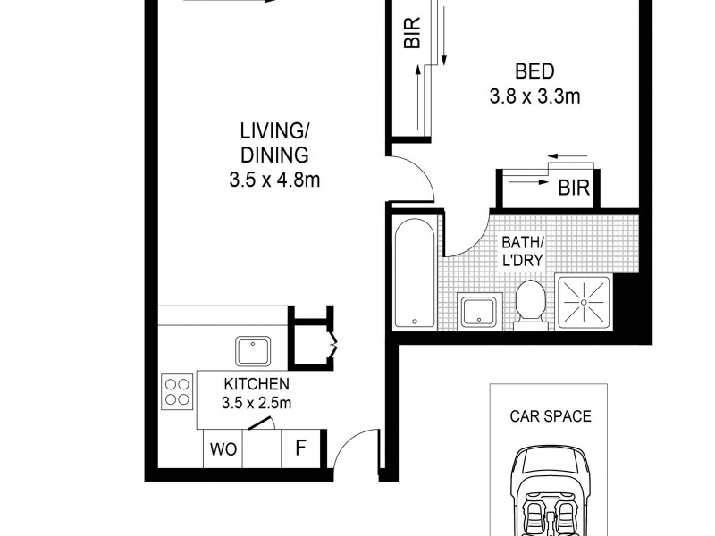 132/6-14 Oxford Street, Darlinghurst NSW 2010 Floorplan