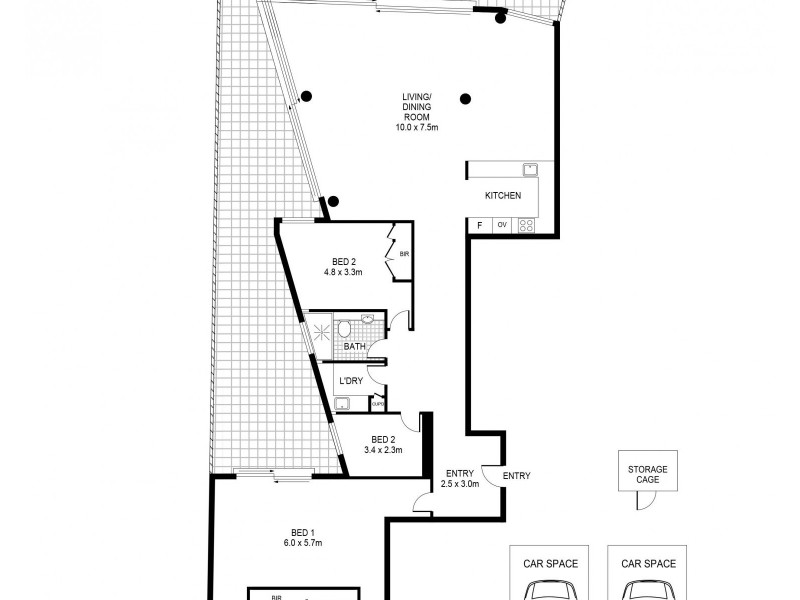 1/88 Cumberland Street, Sydney NSW 2000 Floorplan