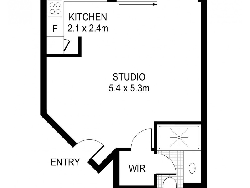 315/38 College Street, Darlinghurst NSW 2010 Floorplan