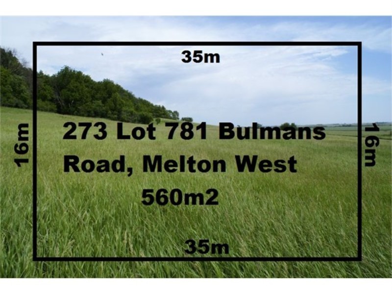 273 Lot 781 Bulmans Road, Melton West VIC 3337
