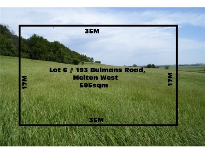 Lot 6 # 193 Bulmans Road, Melton West VIC 3337