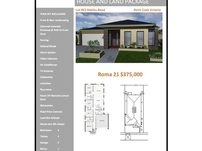 Lot 952 Malibu Road, Point Cook VIC 3030
