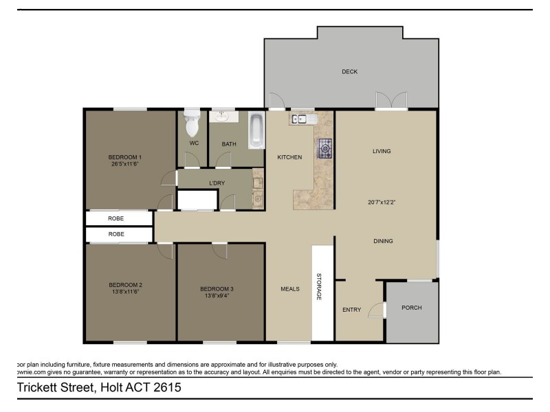 43 Trickett Street, Holt ACT 2615 Floorplan