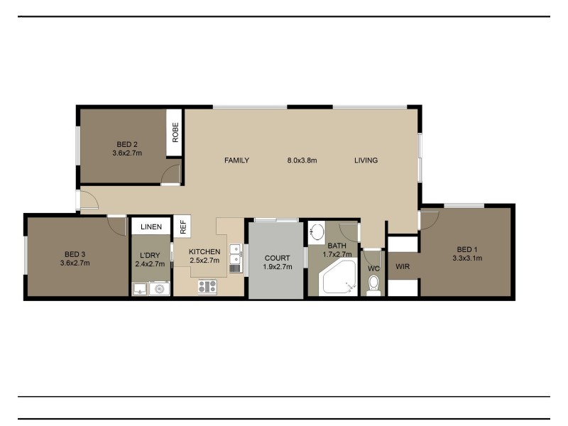 50 Evelyn Owen Crescent, Dunlop ACT 2615 Floorplan