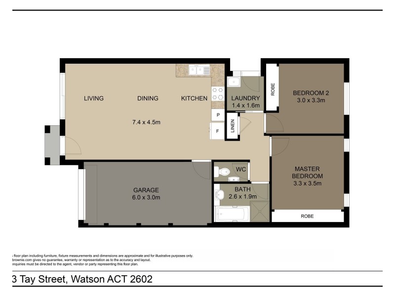 73 Tay Street, Watson ACT 2602 Floorplan
