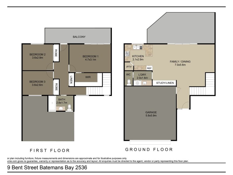 19 Bent Street, Batemans Bay NSW 2536 Floorplan