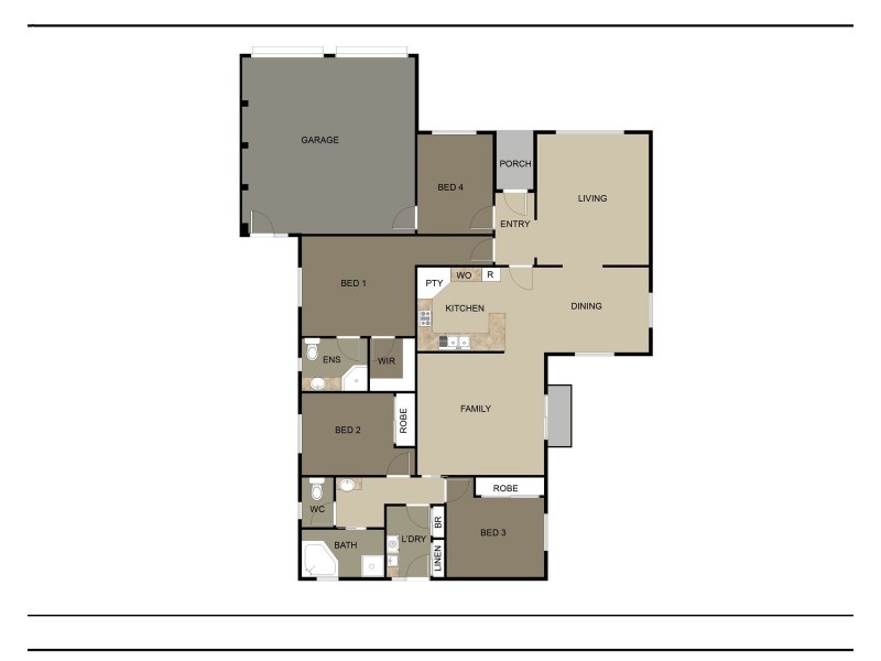 13 Dacomb Court, Dunlop ACT 2615 Floorplan