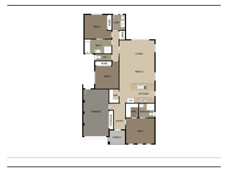 13 Bruce Dittmar Street, Forde ACT 2914 Floorplan
