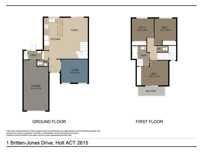 71 Britten-Jones Drive, Holt ACT 2615 Floorplan