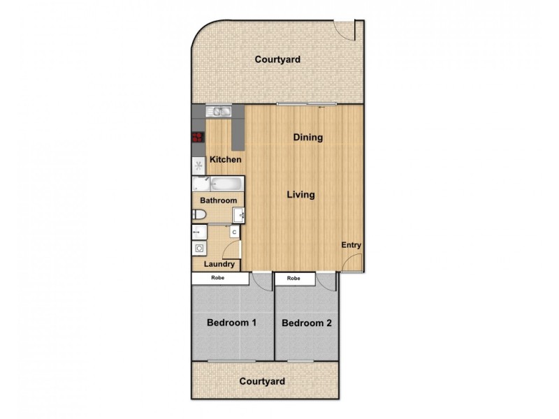 27B/54 Forbes Street, Turner ACT 2612 Floorplan