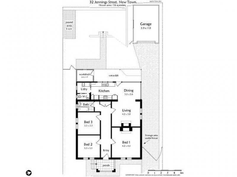 32 Jennings Street, New Town TAS 7008 Floorplan
