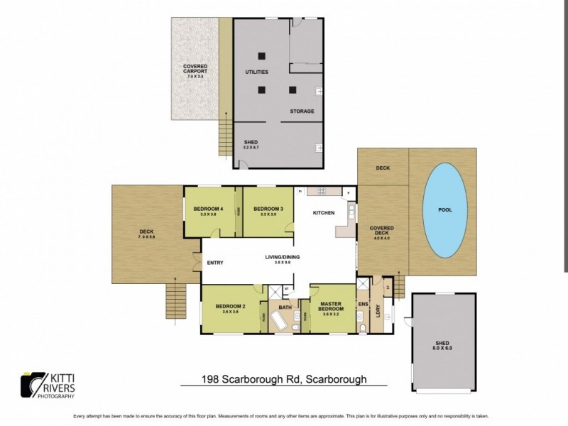 198 Scarborough Road, Scarborough QLD 4020 Floorplan
