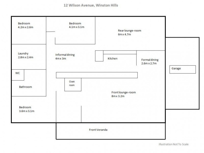 12 Wilson Avenue, Winston Hills NSW 2153 Floorplan