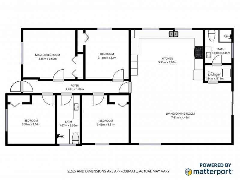 55A President Street, Kalgoorlie WA 6430 Floorplan
