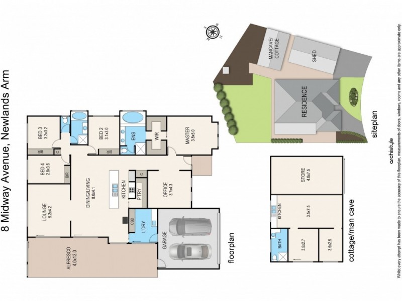 8 Midway Avenue, Newlands Arm VIC 3875 Floorplan