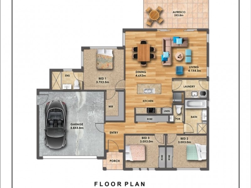 11A Neave Way, Port Macquarie NSW 2444 Floorplan