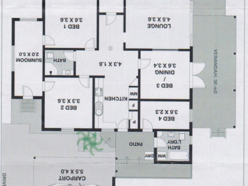 1a & 2 Wollumbin Street, Byron Bay NSW 2481 Floorplan