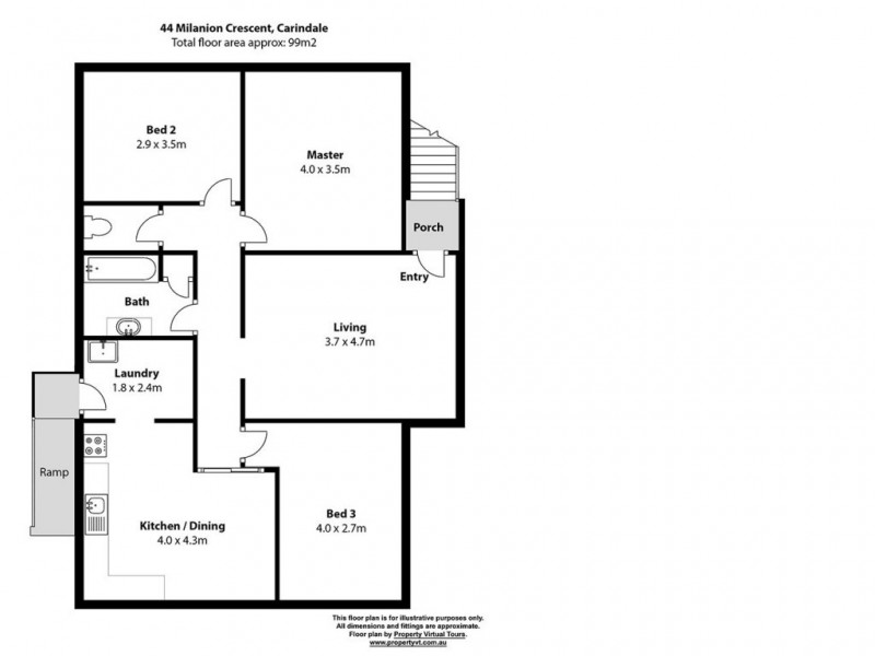 44 Milanion Crescent, Carindale QLD 4152 Floorplan