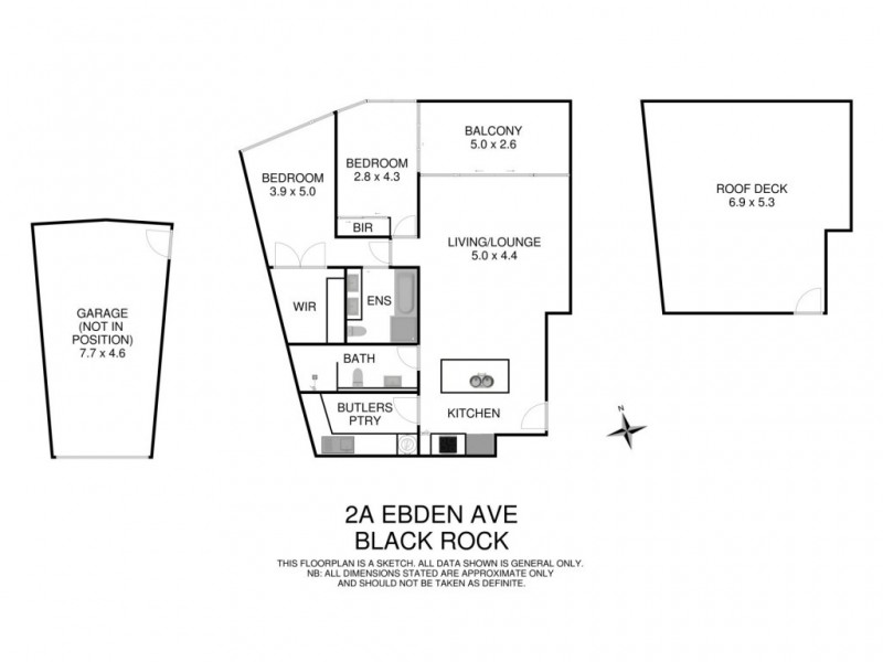 2A Ebden Ave, Black Rock VIC 3193 Floorplan