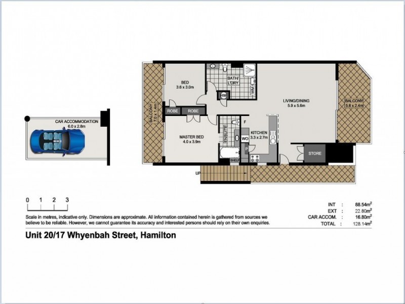 20/17 Whyenbah Street, Hamilton QLD 4007 Floorplan