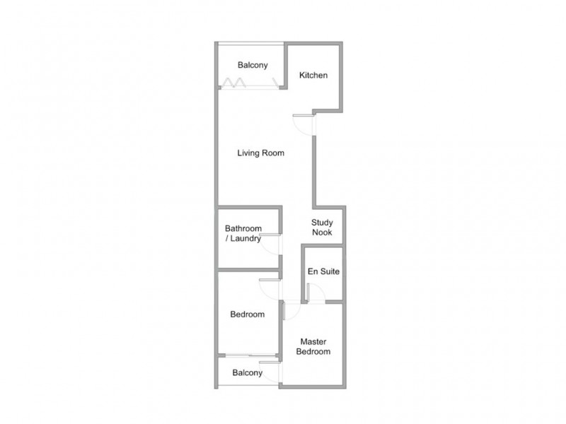 325/78 Arthur Street, Fortitude Valley QLD 4006 Floorplan