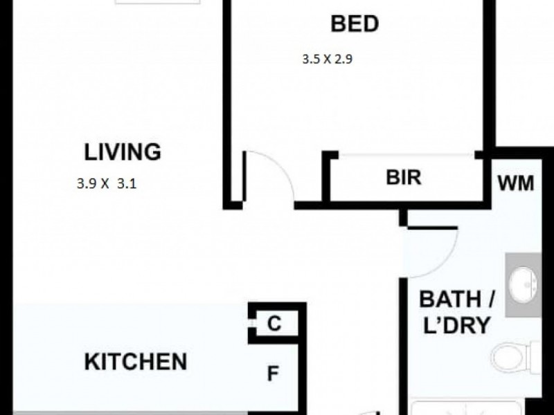 223B/1-19 Colombo Street, Mitcham VIC 3132 Floorplan