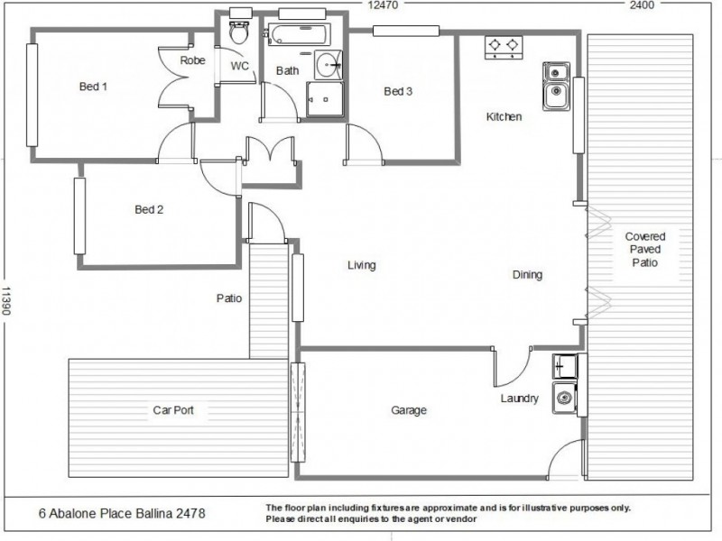 6 Abalone Place, Ballina NSW 2478 Floorplan