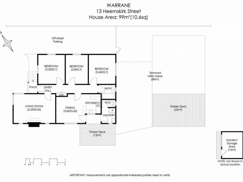 13 Heemskirk Street, Warrane TAS 7018 Floorplan