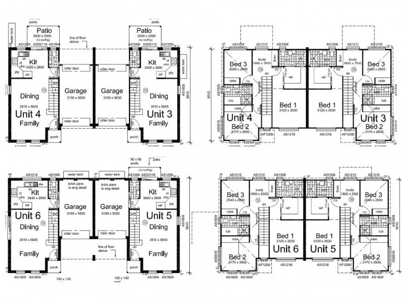 1-8/5 Adelaide Street, Oxley Park NSW 2760 Floorplan