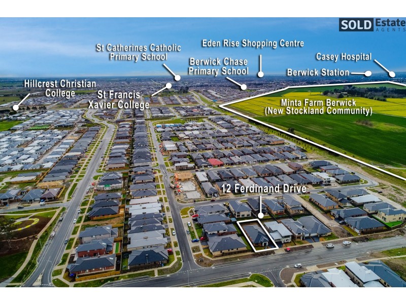 12 FERDINAND DRIVE, Clyde North VIC 3978