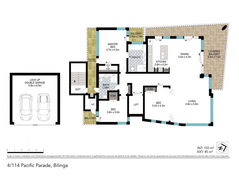 4/114 Pacific Parade, Bilinga QLD 4225