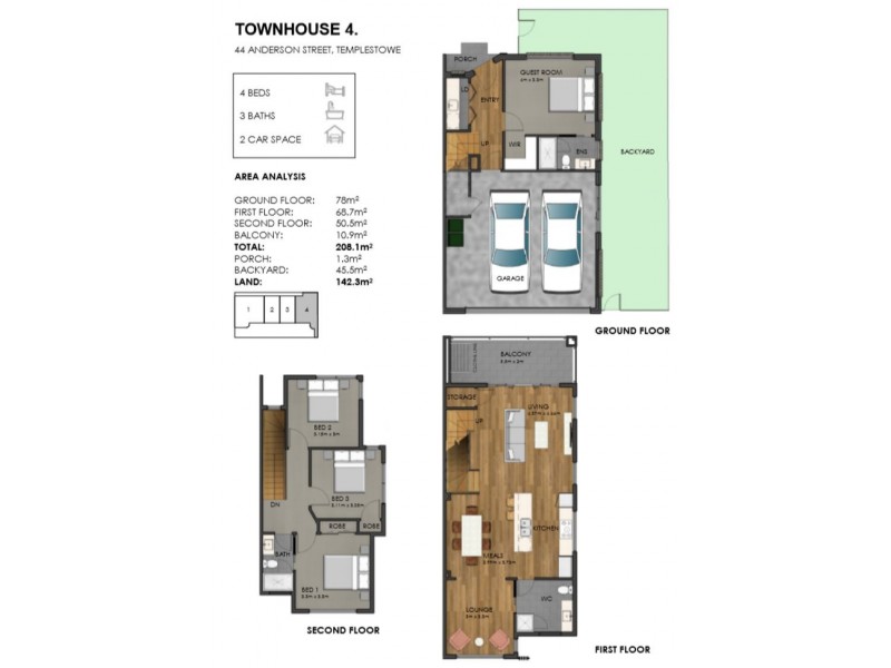 4/44 Anderson st, Templestowe VIC 3106