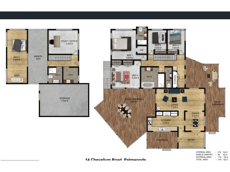 14 Chevallum Road, Palmwoods QLD 4555