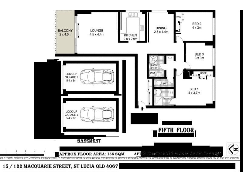 15/122 Macquarie street, St Lucia QLD 4067