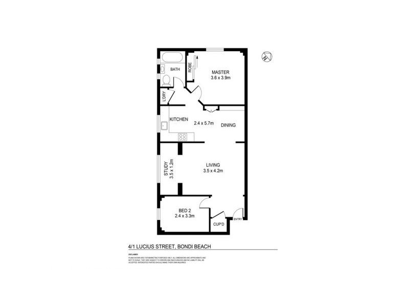 4/1 Lucius St, Bondi Beach NSW 2026