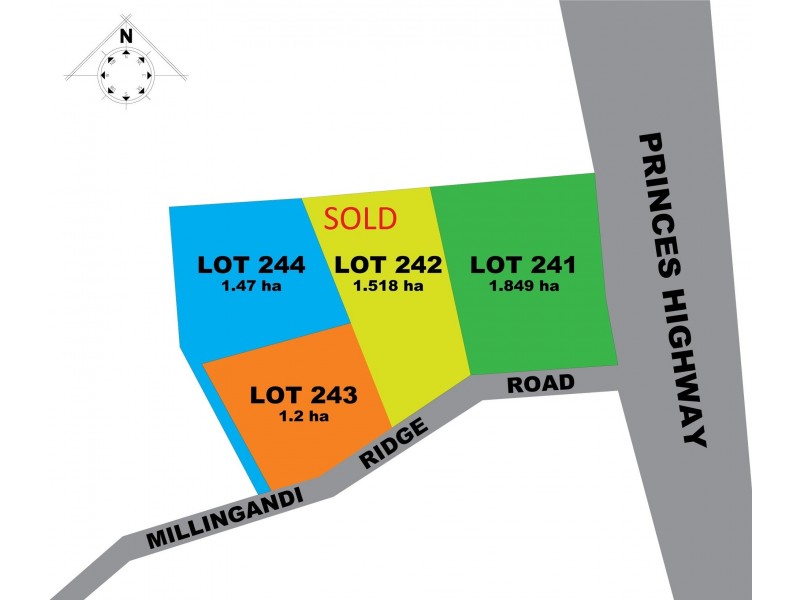 Lot 241 – 244 Millingandi Ridge Road, Millingandi NSW 2549
