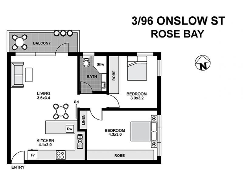 3/96 Onslow Street, Rose Bay NSW 2029